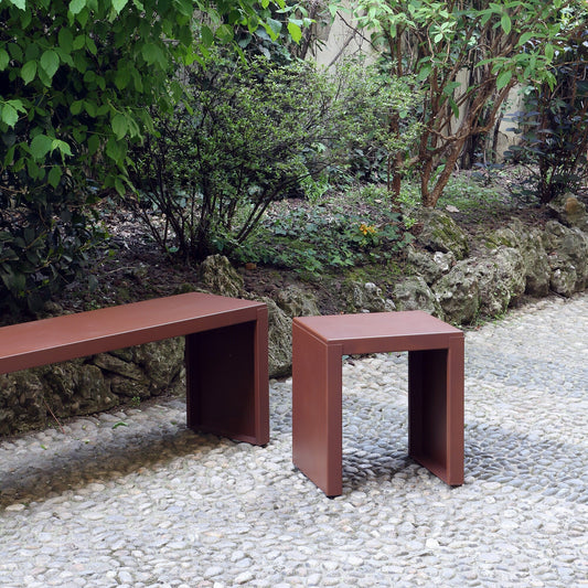 Big Irony Outdoor Hocker Weiß