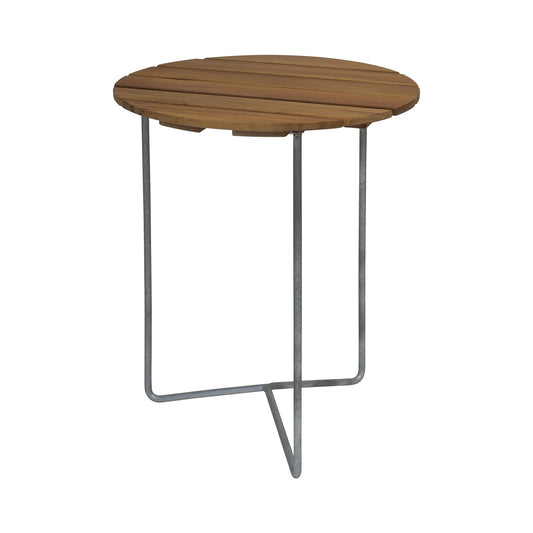 6B 60 Gartenesstisch Ø60cm Teak Natur