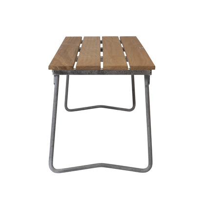 9 Gartenbank klappbar 170x40cm Eiche
