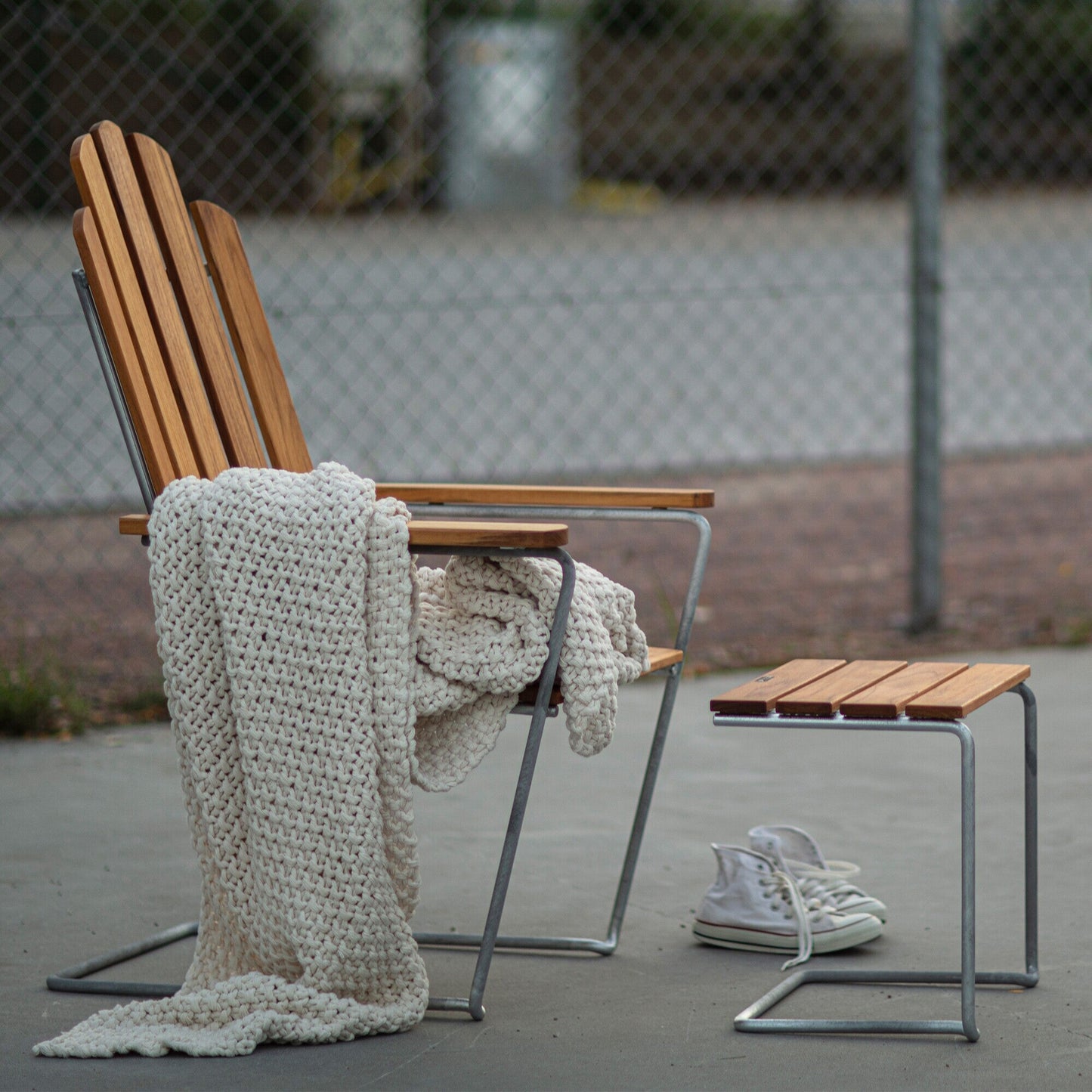 A3 Liegestuhl Teak