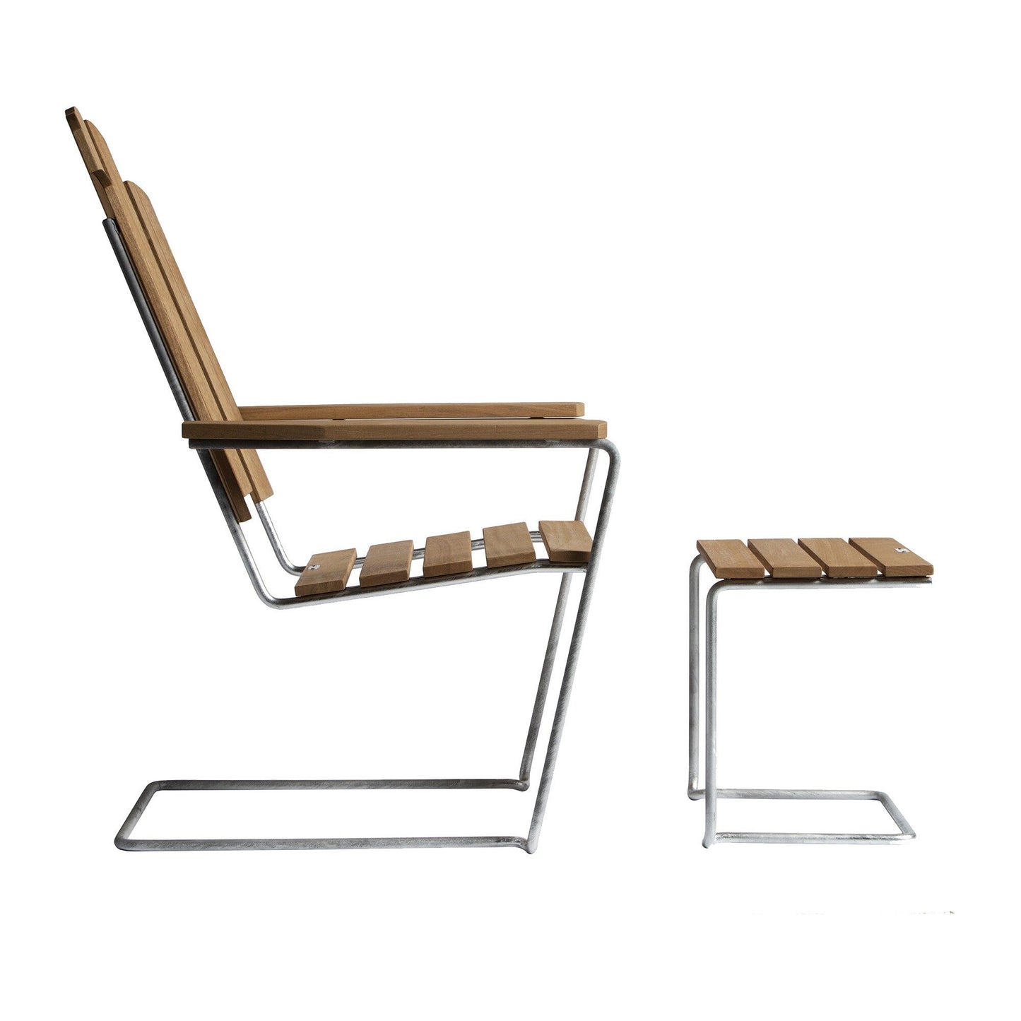 A3 Garten Fußhocker Teak