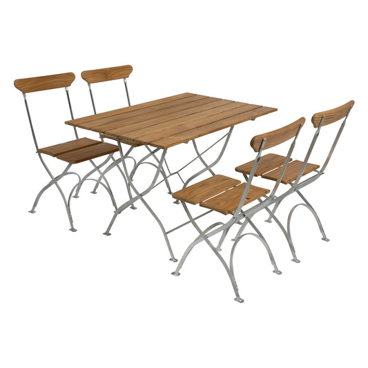 Bryggeri 110 Gartenesstisch klappbar 110x70cm Teak