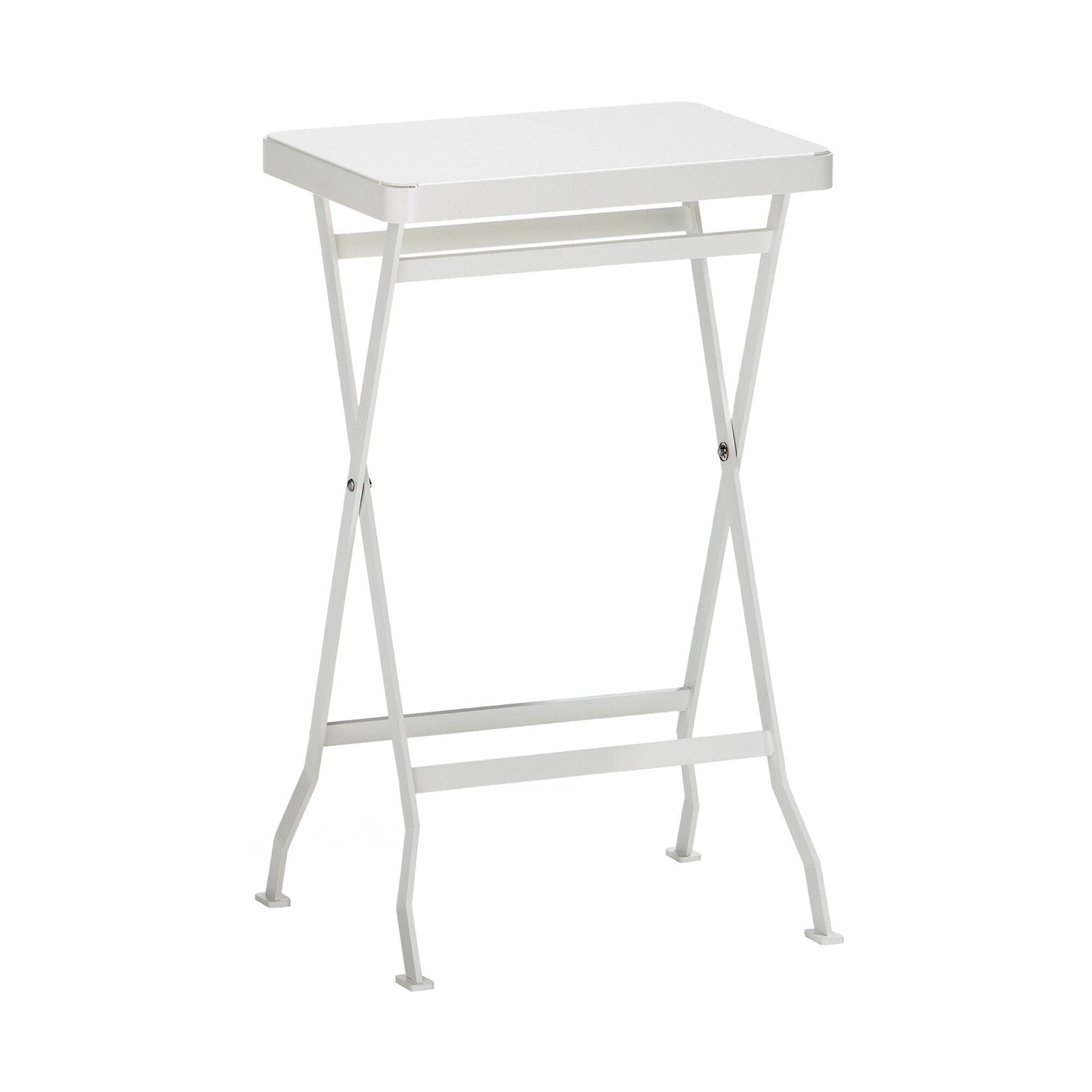 Flip Gartenbeistelltisch klappbar Weiß