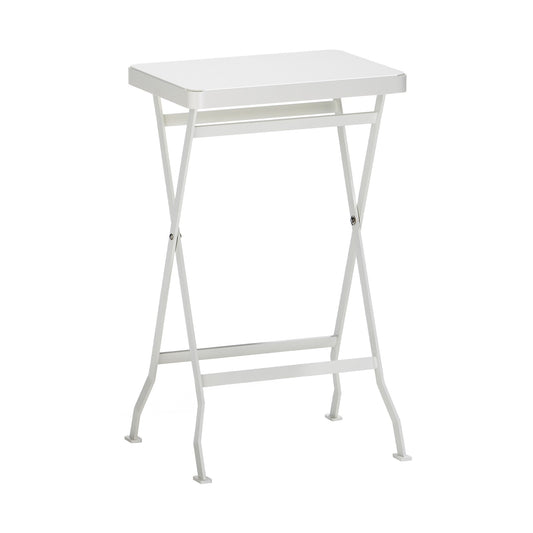 Flip Gartenbeistelltisch klappbar Weiß