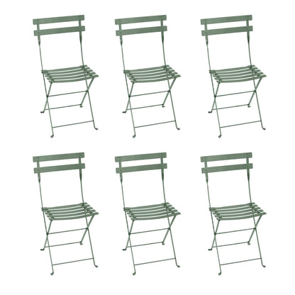 Bistro Metall Klappstuhl 6er Set Kaktus