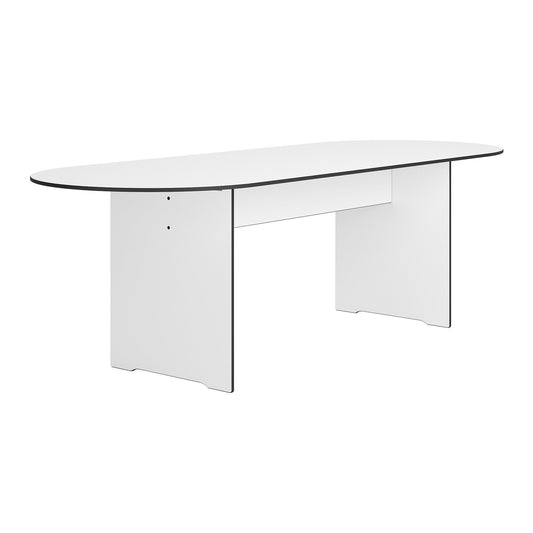 Riva Vario Round Gartentisch XL 240x90cm Weiß