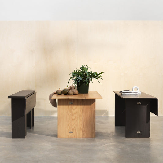 Flip Tisch 230x90cm klappbar Schwarz