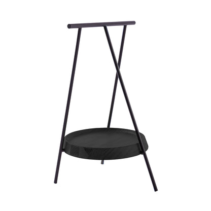 Pinch Beistelltisch rund Schwarz