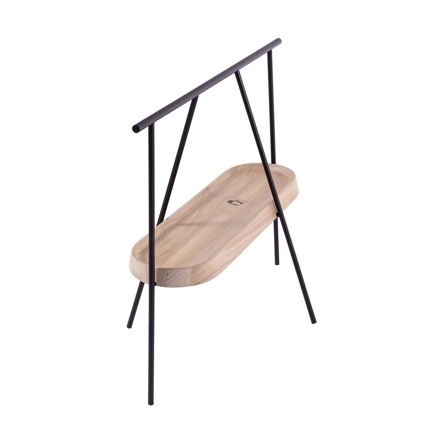 Pinch Beistelltisch länglich Schwarz