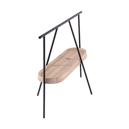 Pinch Beistelltisch länglich Schwarz