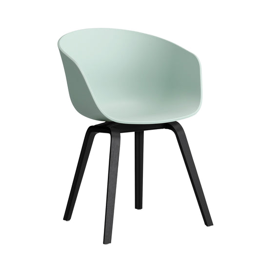 About a Chair AAC 22 2.0 Armlehnstuhl Eiche schwarz lackiert Schwarz
