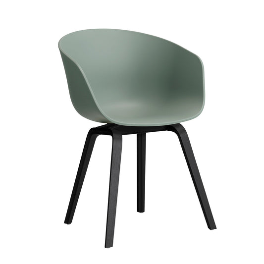 About a Chair AAC 22 2.0 Armlehnstuhl Eiche schwarz lackiert Schwarz