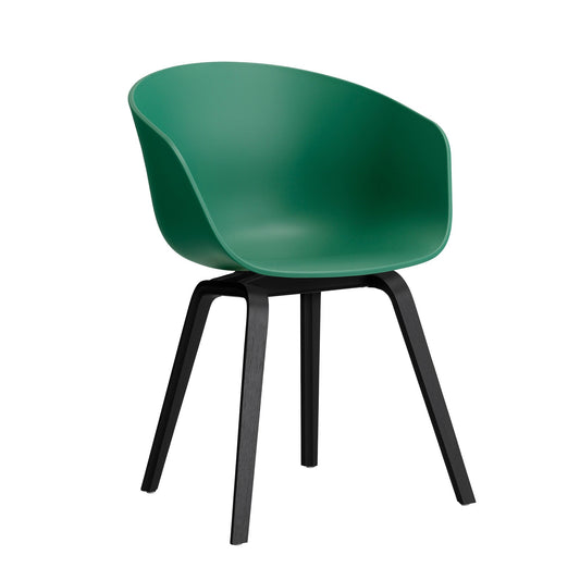 About a Chair AAC 22 2.0 Armlehnstuhl Eiche schwarz lackiert Schwarz