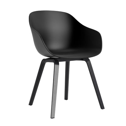 About a Chair AAC 222 2.0 Armlehnstuhl Eiche schwarz lackiert Schwarz