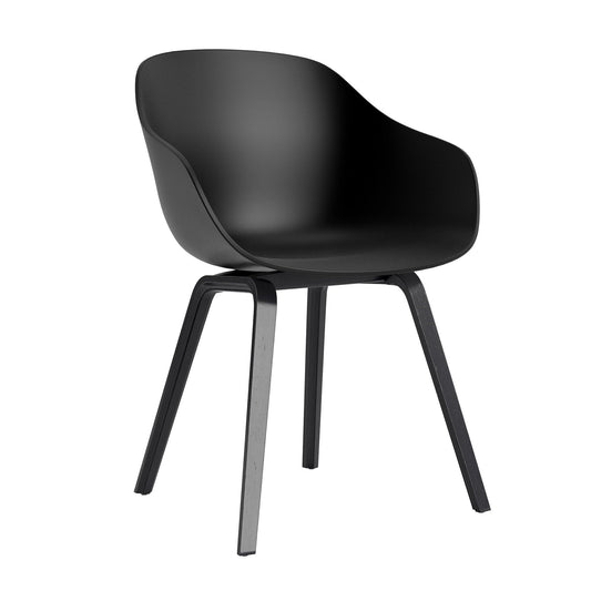 About a Chair AAC 222 2.0 Armlehnstuhl Eiche schwarz lackiert Schwarz