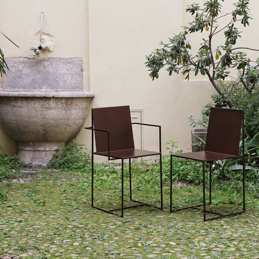 Slim Sissi Gartenarmlehnstuhl Weiß