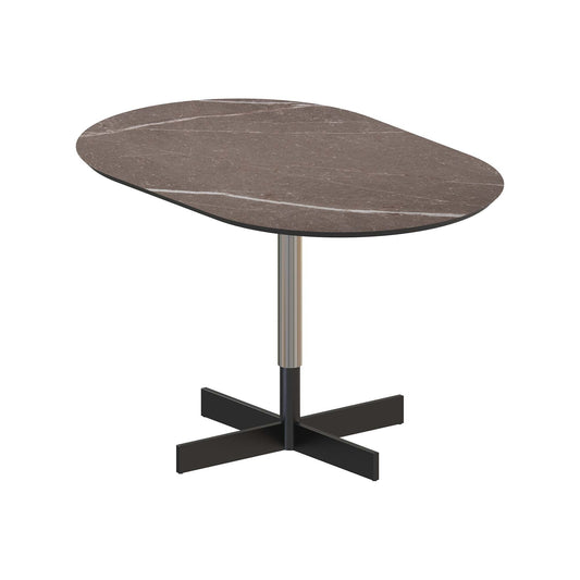 Bibò Beistelltisch H 37cm Marmor Schwarz