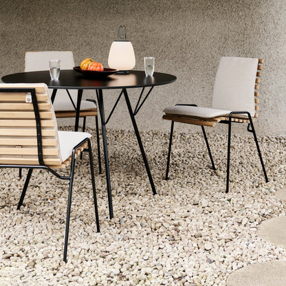 Royal Festival Hall RD6 Terrassentisch Schwarz