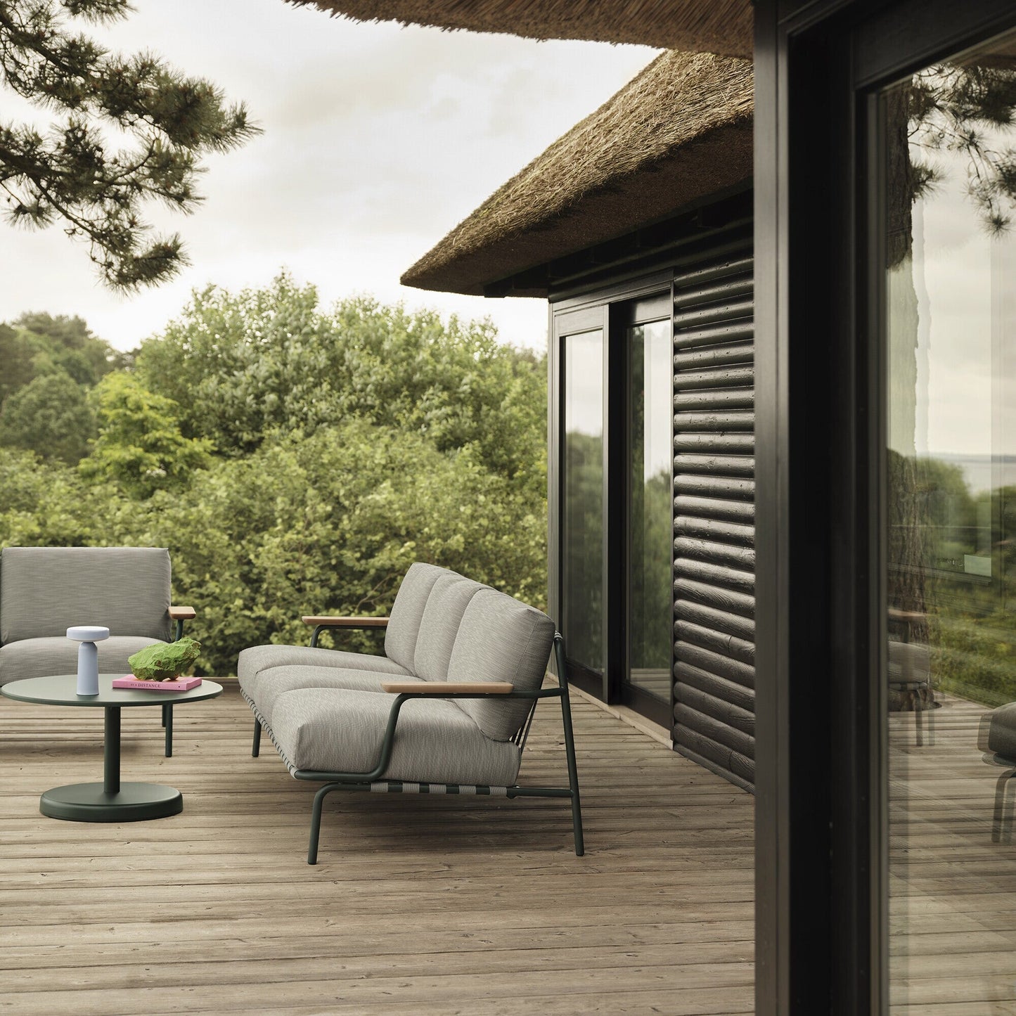 Settle Outdoor 3-Sitzer Sofa