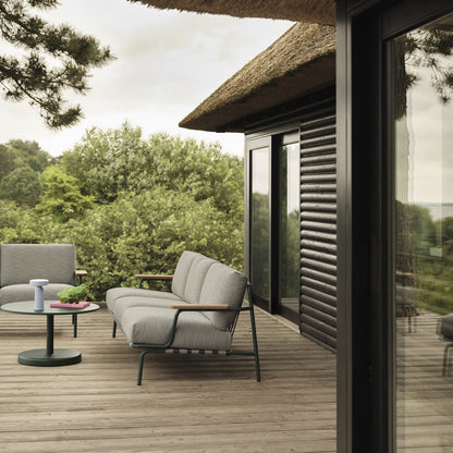 Settle Outdoor 3-Sitzer Sofa Dunkelgrün