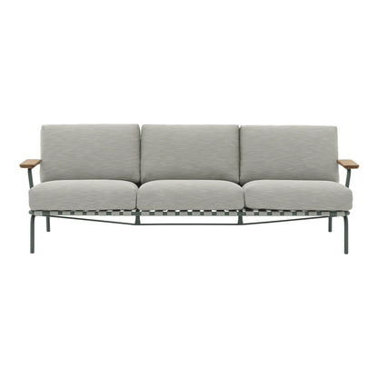 Settle Outdoor 3-Sitzer Sofa Dunkelgrün