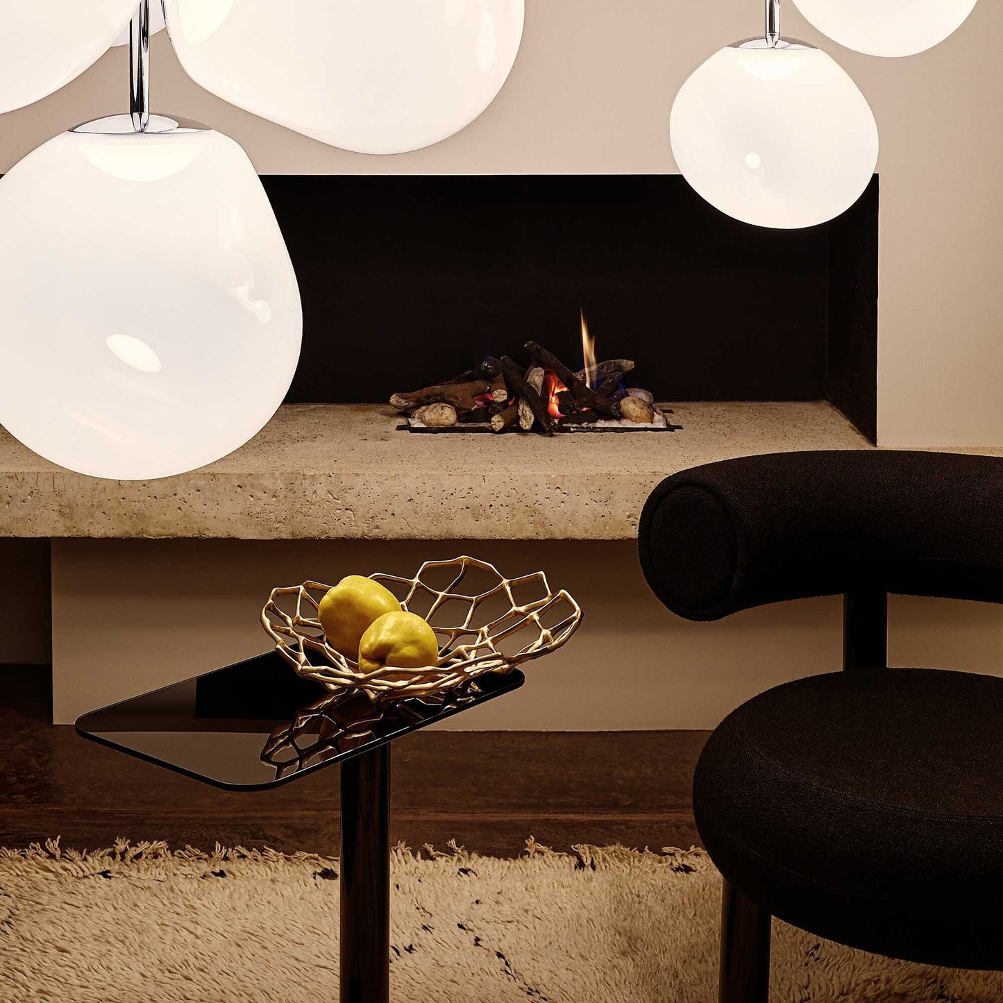 Fat Dining Stuhl Schwarz