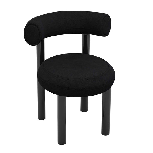 Fat Dining Stuhl Schwarz