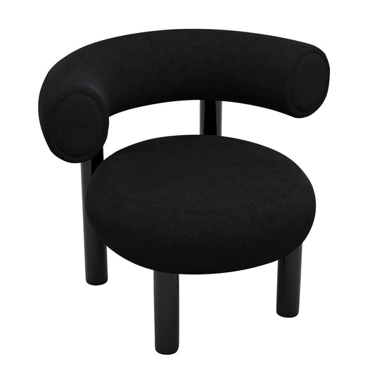 Fat Lounge Stuhl Schwarz