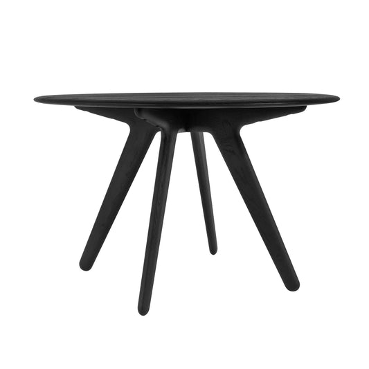 Slab Esstisch Ø 120cm Schwarz