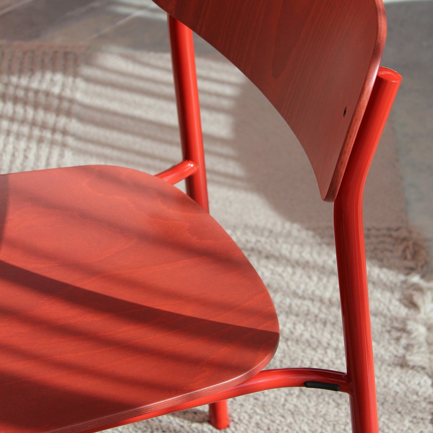 S 243 Stuhl Monochrom Schwarz