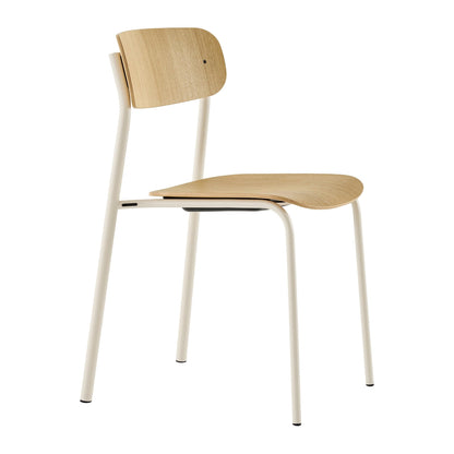 S 243 Stuhl Gestell perlweiß Schwarz