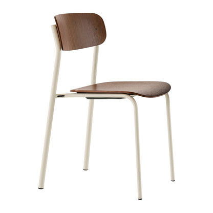 S 243 Stuhl Gestell perlweiß Schwarz