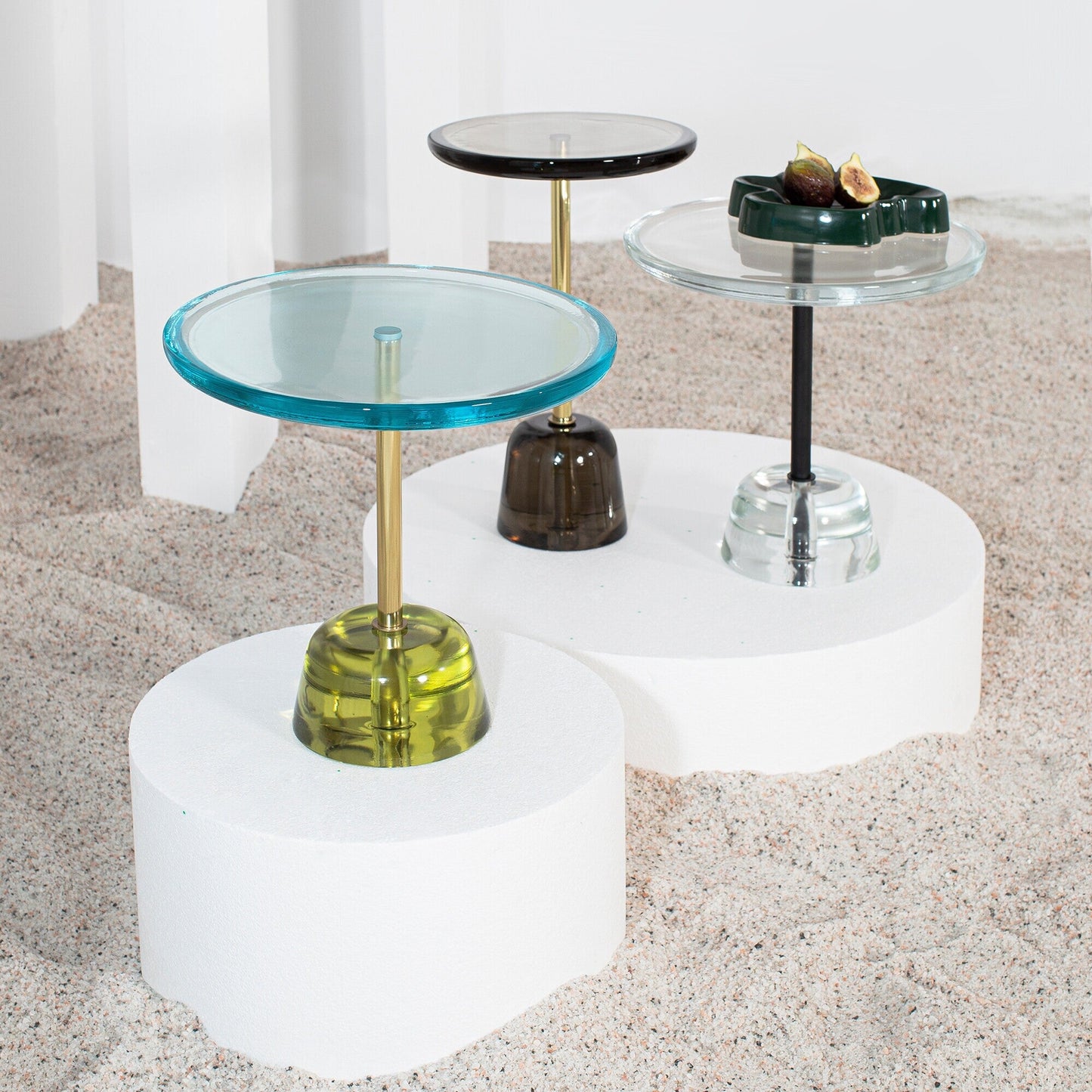 Pina Beistelltisch H 52cm Schwarz