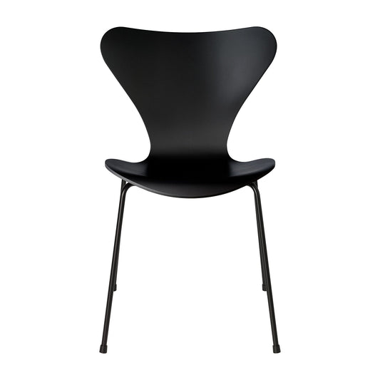 Serie 7™ Stuhl lackierte Esche Monochrom Schwarz