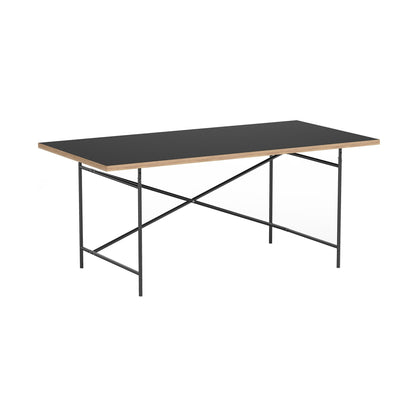 Eiermann 2 Tisch 160x80x66cm Gestell exzentrisch 135x78cm Schwarz