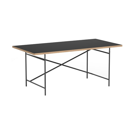 Eiermann 2 Tisch 160x80x66cm Gestell exzentrisch 135x78cm Schwarz