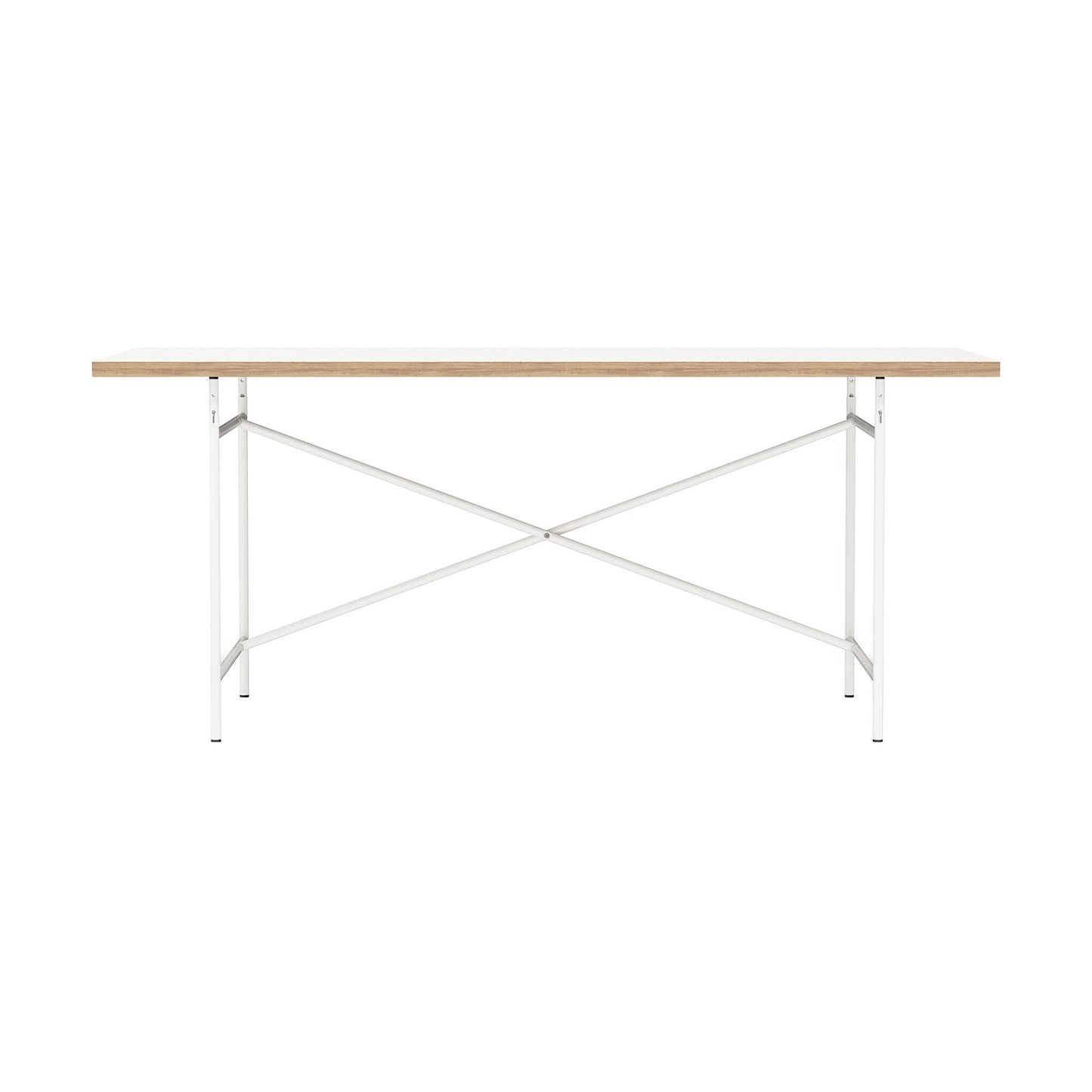 Eiermann 2 Tisch 160x80x66cm Gestell exzentrisch 135x78cm Weiß