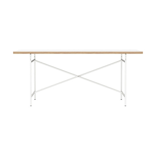 Eiermann 2 Tisch 160x80x66cm Gestell exzentrisch 135x78cm Weiß