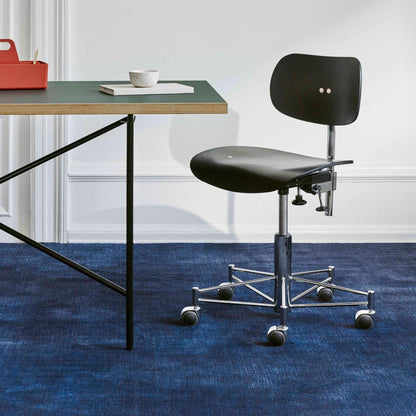 Eiermann 2 Tisch 160x80x66cm Gestell exzentrisch 135x78cm Schwarz