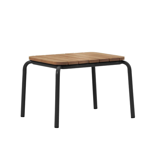 Vig Gartenbeistelltisch Holz Schwarz