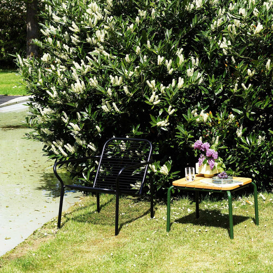 Vig Gartenloungestuhl Schwarz