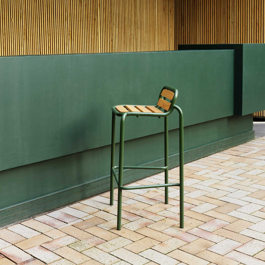 Vig Gartenbarstuhl Holz 75cm Schwarz
