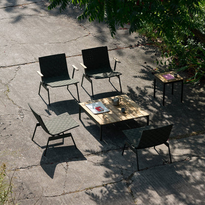 Ville AV50 Outdoor Kaffeetisch 90x90cm Schwarz