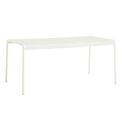 Palissade Gartentisch 170x90cm Weiß