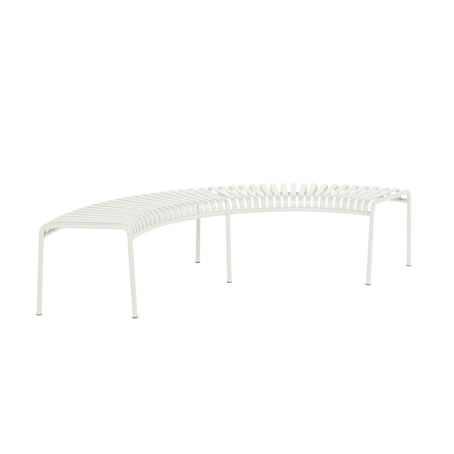 Palissade Park Gartenbank Weiß