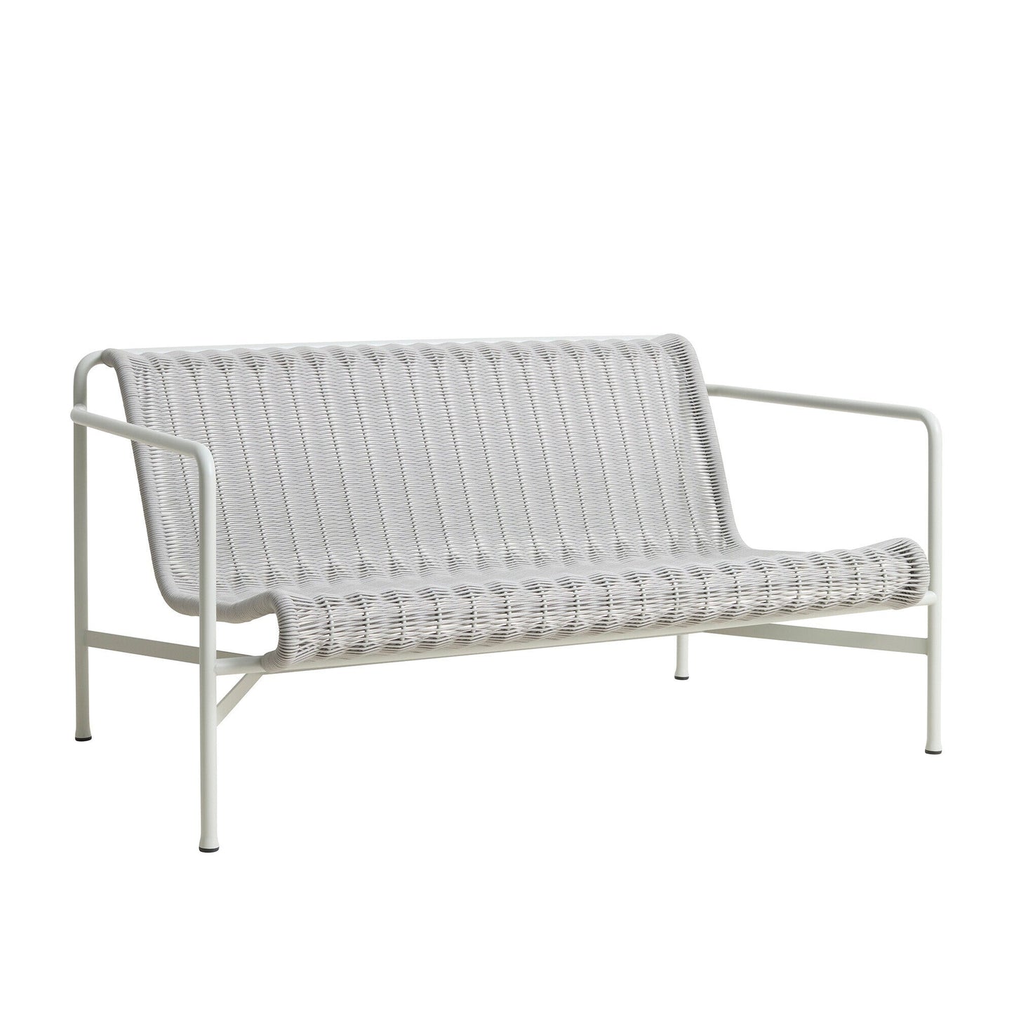 Palissade Cord Lounge Sofa Weiß