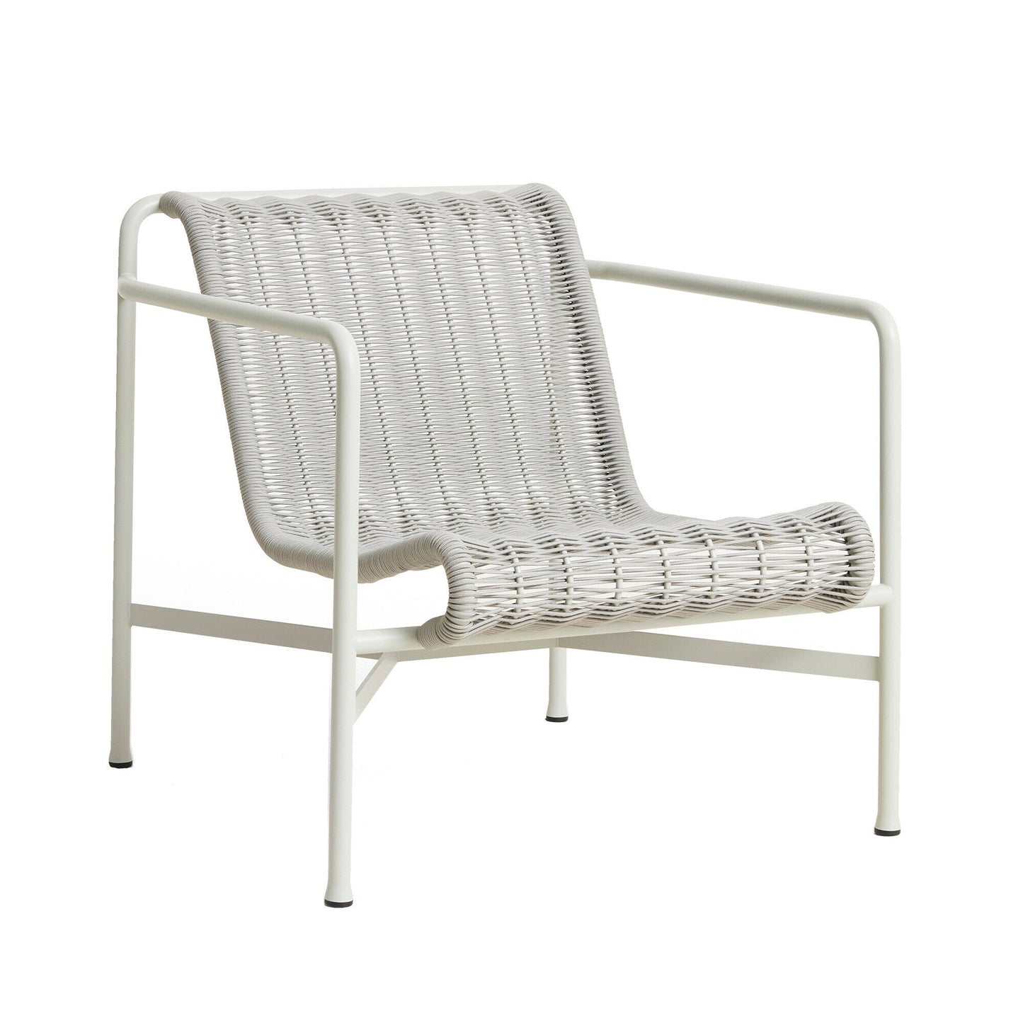 Palissade Cord Lounge Chair Low Himmelgrau