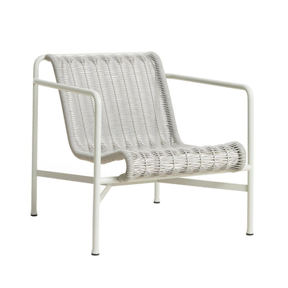 Palissade Cord Lounge Chair Low Himmelgrau