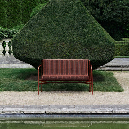 Palissade Cord Dining Bench Weiß