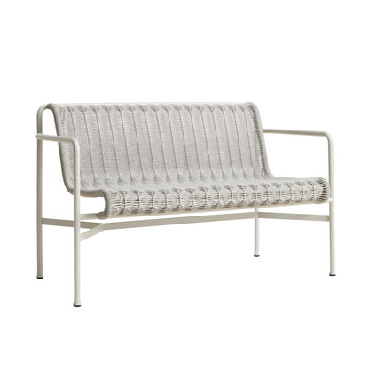Palissade Cord Dining Bench Himmelgrau